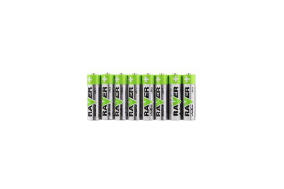 Baterie LR6/AA 1,5 V alkaline ultra RAVER 8ks