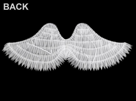 Andělská křídla textilní 68 x 27 cm