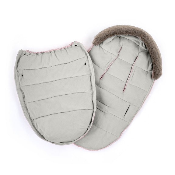 Set zimní fusak Comfy 4 v 1 + rukavice na kočárek Furry Petite & Mars