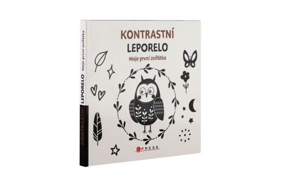Knížka Kontrastní leporelo Moje první zvířátka 15,5 x 15 cm 0 m+