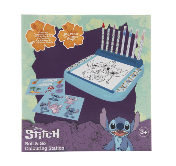 Lilo a Stitch stojan s omalovánkami a barvami