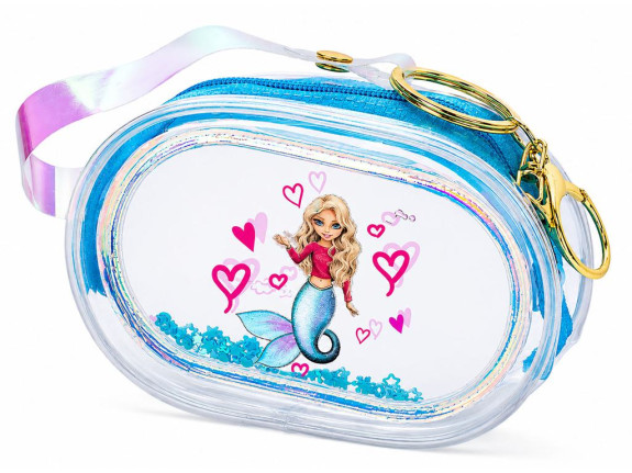 Peněženka holografická 11 cm Mermaid Stars