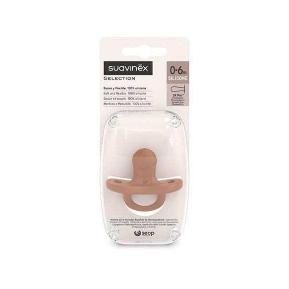 Šidítko fyziologické silikon 0-6 m SX PRO Colour Essence Suavinex
