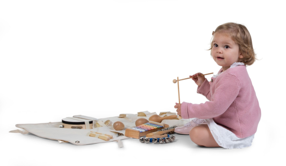 Sada hudebních nástrojů s organizérem Childhome