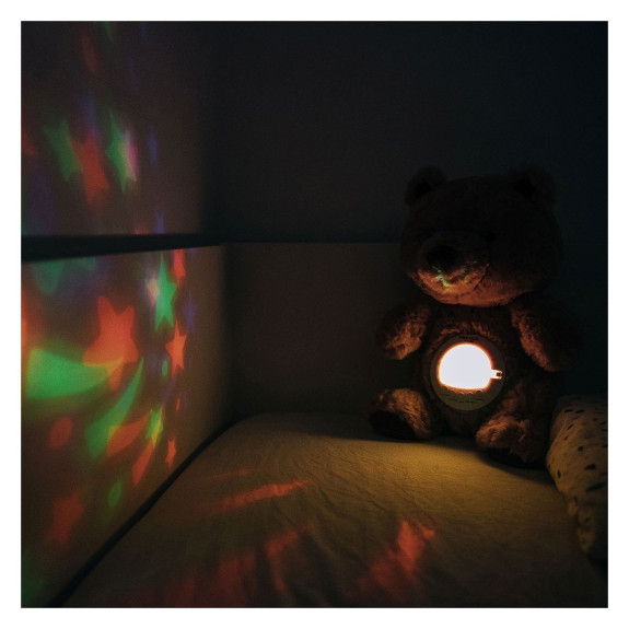 Free2Play Usínáček s hudbou a světelnou projekcí Teddy Bear FreeON