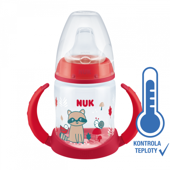 First choice lahvička na učení s kontrolou teploty Nuk