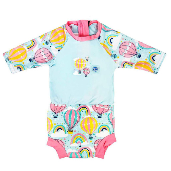 Plavky Happy Nappy UV obleček 3/4 rukáv Up & Away