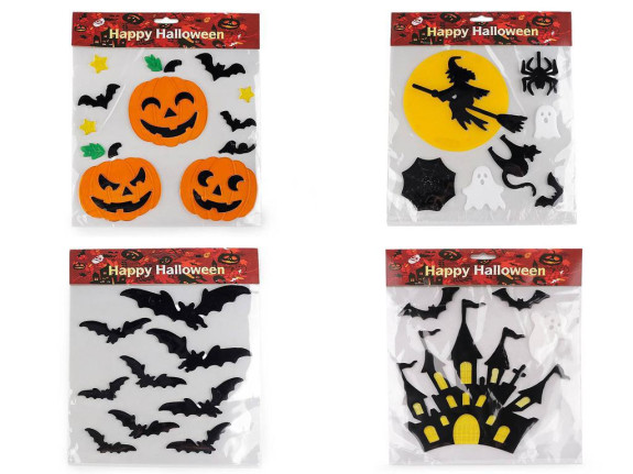 Gelové samolepky Halloween / čarodějnice