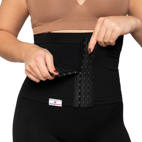 Poporodní stahovací kalhotky Belly Binder Black Wondermom