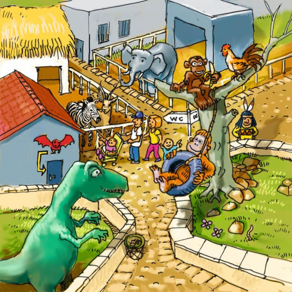 Mini hra pro děti Čarodějnický duel ABC Haba