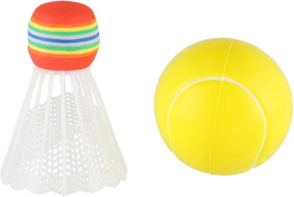 Sada na soft tenis 2 pálky 40 cm + míček a košíček