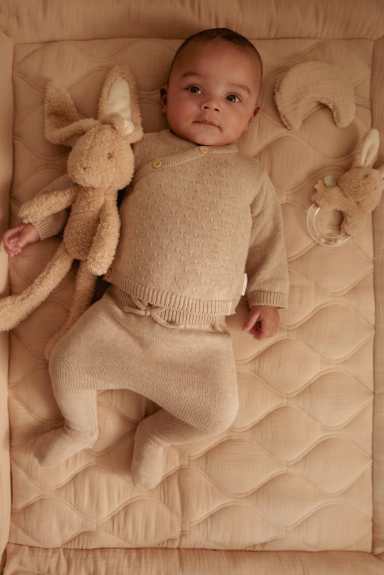 Králíček plyšový 32 cm Newborn Naturals Little Dutch