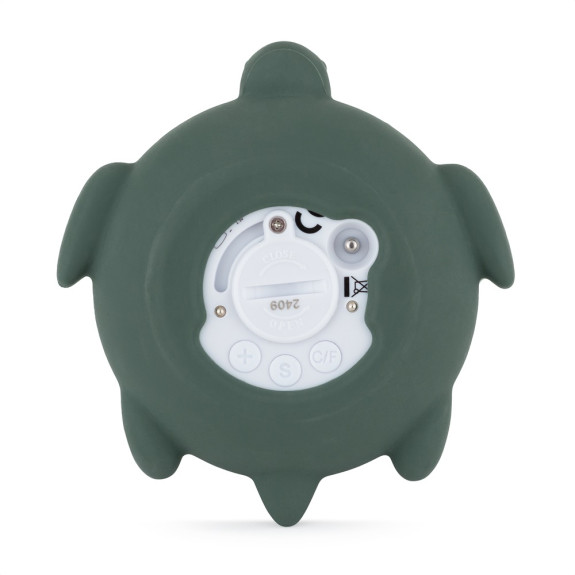 Teploměr silikonový digitální Turtle Terry Misty Green 0 m+ Petite&Mars