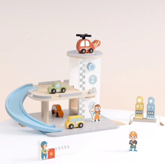 Garáž s autíčky