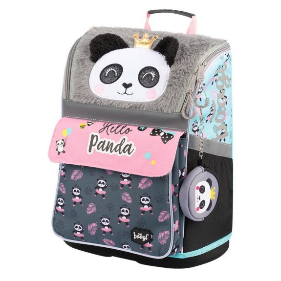Školní aktovka Zippy Panda Baagl