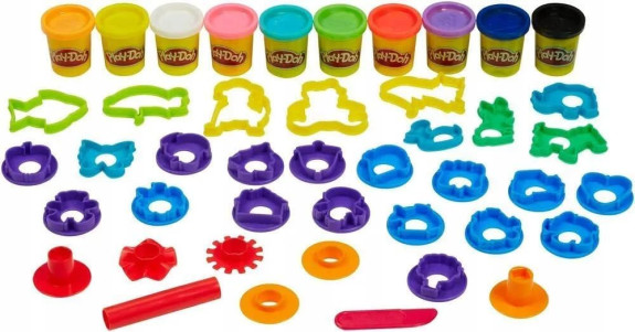 Sada s tvary a razítky 10 kelímků Play-Doh