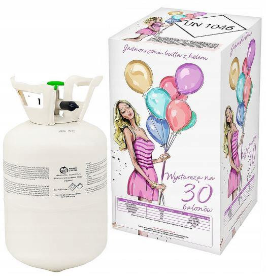 Hélium na 30 balónků