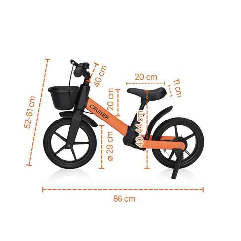 Odrážedlo Cruiser s brzdou Zopa