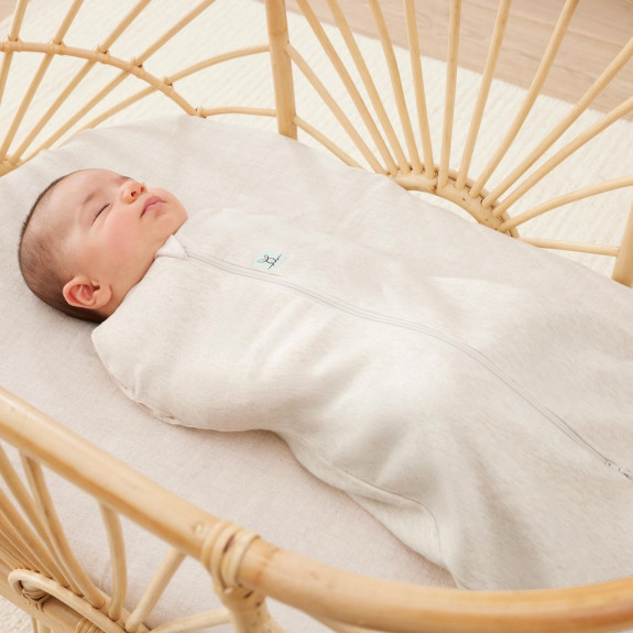 Zavinovačka a vak na spaní 2 v 1 Cocoon Oatmeal Marle 1 tog Ergopouch