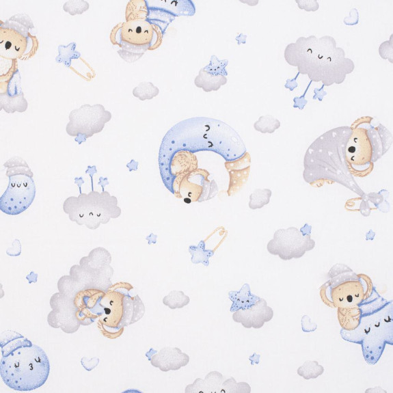 Dětská pěnová matrace New Baby Standard 120 x 60 x 6 cm koala modrá