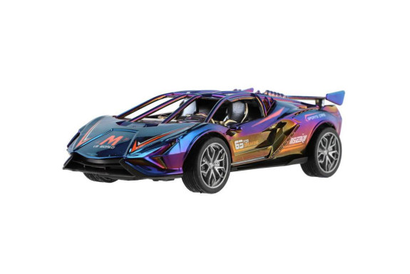 Auto sportovní 18 cm na setrvačník se světlem a zvukem