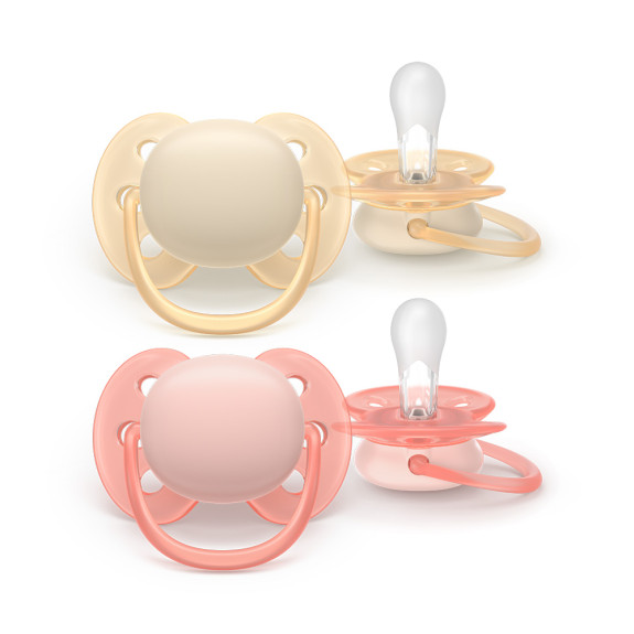 Šidítko Ultrasoft Premium 0-6 m 2 ks Philips Avent