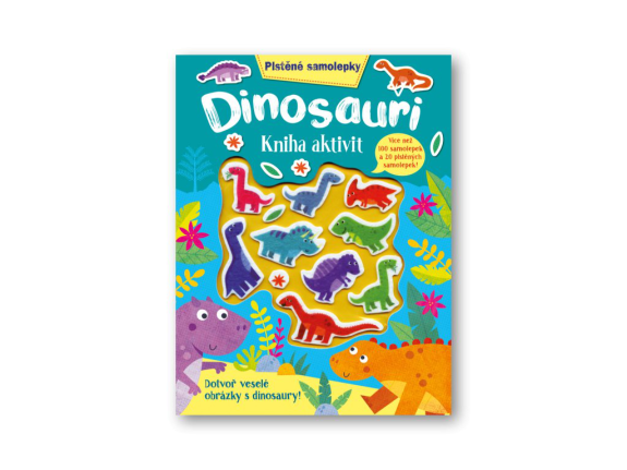 Plstěné samolepky - Dinosauři - kniha aktivit