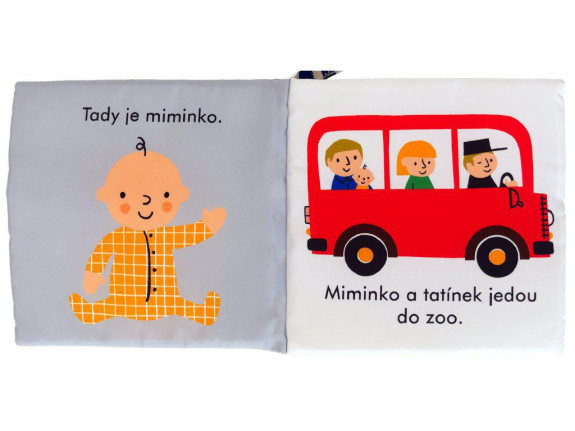 Zoo - První látková kniha Lisa Jones, Edward Underwood