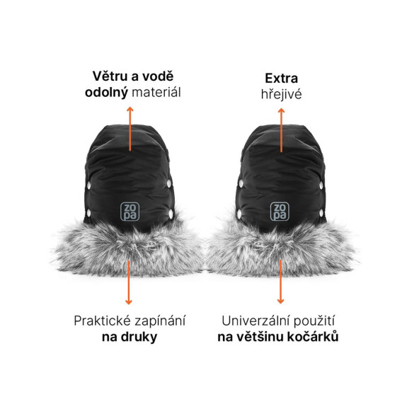 Zimní rukavice Fluffy 2 Zopa