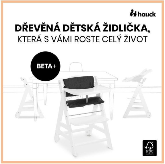 Dřevěná židle Beta+ B Hauck