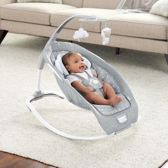 Houpátko vibrující s melodií Cuddle Lamb 0m+ do 18kg, 2019