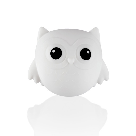 Silikonové nástěnné noční světlo Owl Zopa