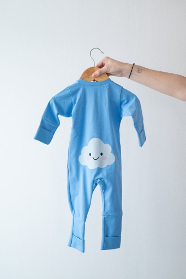 Dětský rostoucí overal Mráček Sky blue Moniel