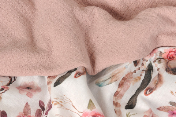 Mušelínová osuška s kapucí Design 85 x 85 cm Babymatex