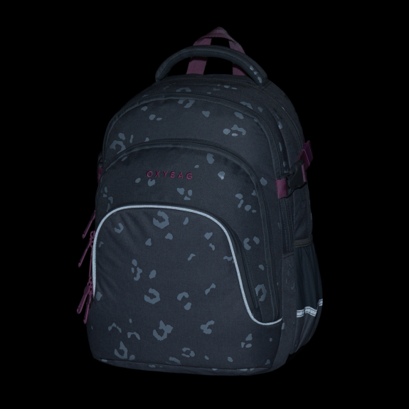 Studentský batoh Oxy Scooler Grey geometric OxyBag