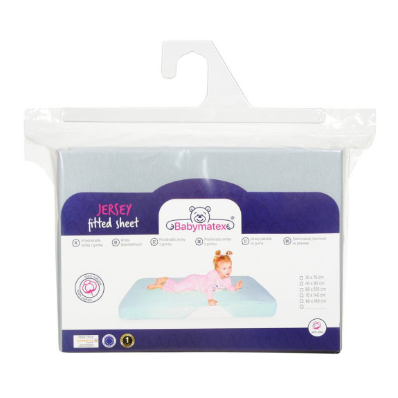 Prostěradlo Jersey s gumou 60 x 120 cm BabyMatex