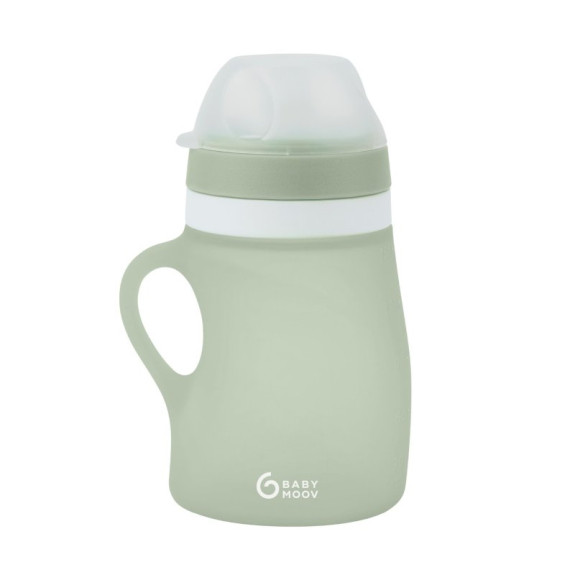 Silikonová láhev 150 ml Green Babymoov