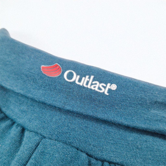 Tepláky smyk Outlast® Tm.smaragd