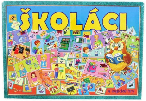 Společenská hra Školáci