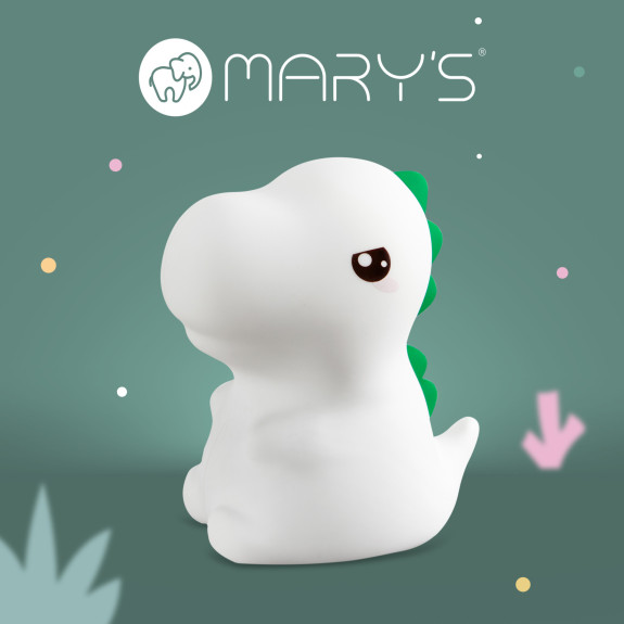 LED silikonová noční lampička Rgb - T-Rex Mary's
