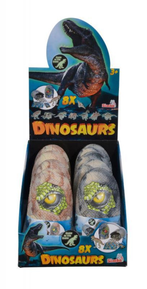 Figurka dinosaura ve vajíčku