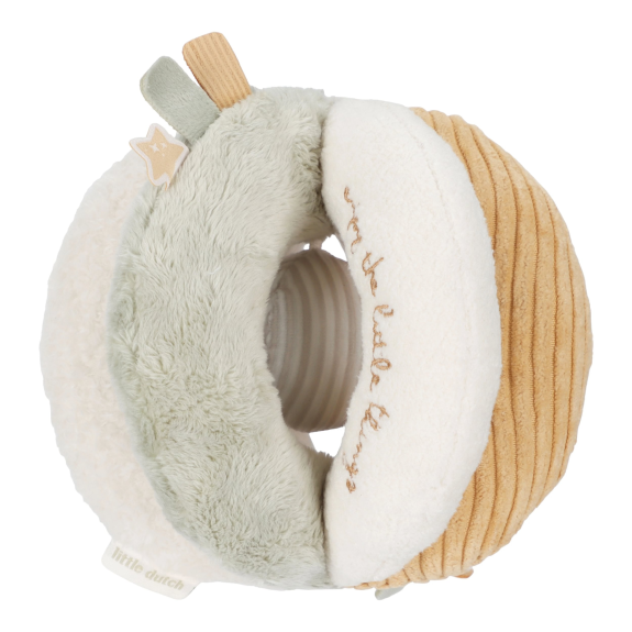 Míček textilní Newborn Naturals Little Dutch