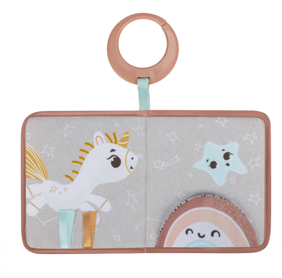 Závěsná textilní knížka Unicorn Wonderlands Tiny Love