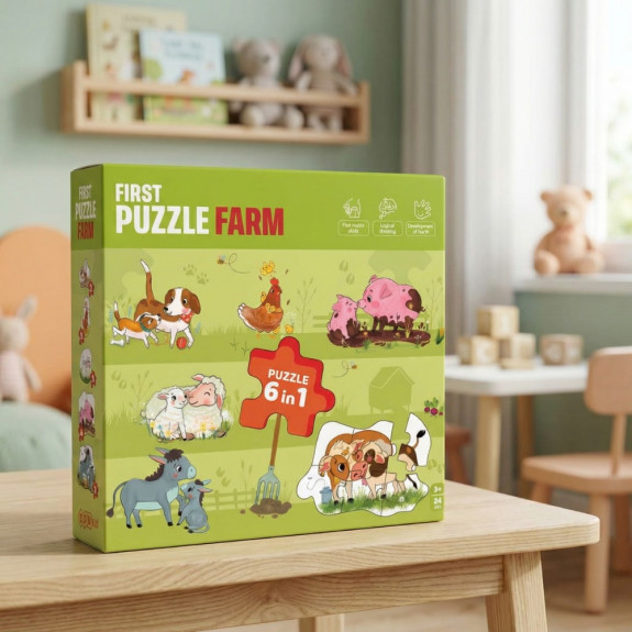 První puzzle Farma 6v1