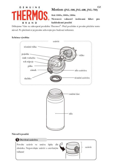 Mobilní termohrnek 500 ml Thermos