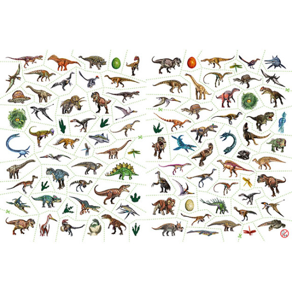 Omalovánky a 100 tetování Dinosauři