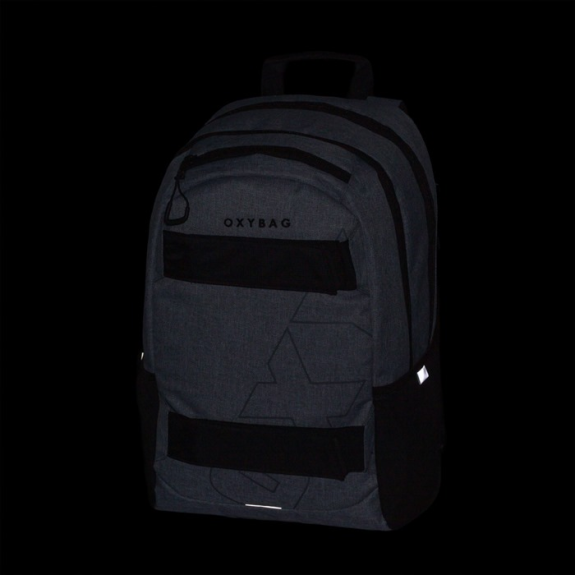 Studentský batoh + etue Oxy Sport Grey Melange