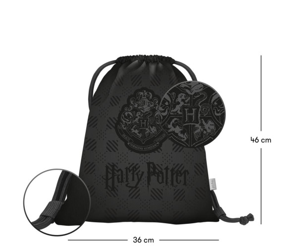 Sáček Harry Potter Bradavice černý GRS Baagl