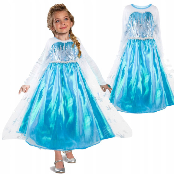 Dětský kostým s flitry Elsa