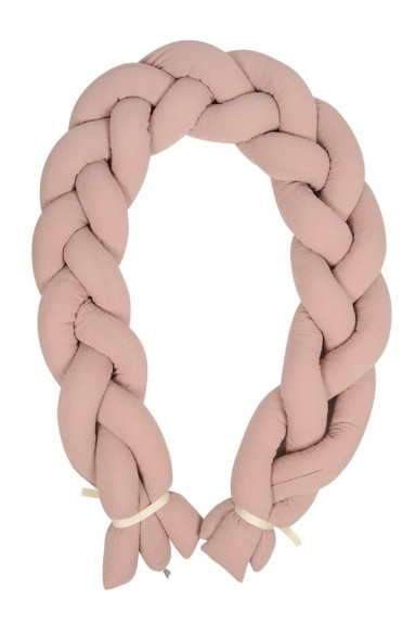 Mušelínový mantinel cop 200 cm Babymatex – chránič do postýlky
